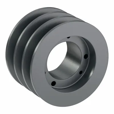 OEM Bushed-Bore Cast-Iron V-Belt Pulley - Bushed-Bore Cast-Iron V-Belt Pulleys