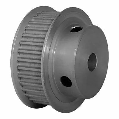 Dayton Timing Pulley: Modified Curvilinear, Fixed, For GT Timing Belt Section - GT Section Fixed-Bore Timing Pulleys with Hub