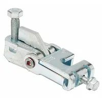 Fast Attach Swivel Brace: Carbon Steel, 2 1/4 in Ht, 5 1/8 in Lg, 2 1/4 in Wd (MPN 981)