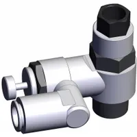 SMC Piloted Non-Return Valve: Universal Fitting, Knurled, 1/2 in Valve Body Size, Meter Out, 1/2 NPT (MPN ASP630F-N04-13S)