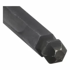 Ball end hex screwdriver with 3/8 in tip size and 9 3/4 in overall length. Made from alloy steel. Long shank allows access to recessed fasteners; ball end enables driving at an angle for confined spaces.