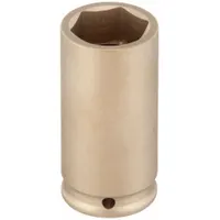 AMPCO Impact Socket: 1/2 in Drive Size, 31 mm Socket Size, 6-Point, Deep, Unfinished (MPN DWI-1/2D31MM)