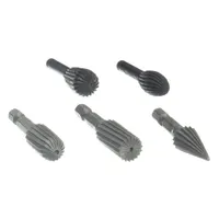 APPROVED VENDOR Rotary File Set: Bronze/Iron/Mild Steel/Plastic/Soft Metal/Wood, Rotary File Set (MPN 30402)