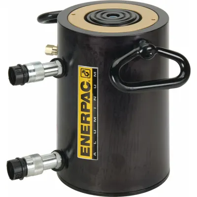 ENERPAC Hydraulic Ram: Double Acting, 150 ton Nominal Capacity, 2 in Nominal Stroke Lg - Lightweight Rams