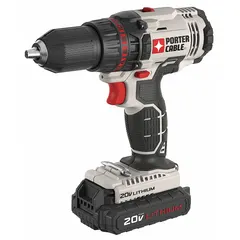 Brushed motor cordless drill with 1/2 in keyless chuck and 1,500 RPM max speed. Includes one 1.3 Ah battery. Suitable for general-purpose drilling and driving in wood, metal, and plastic for maintenance, construction, and DIY tasks.