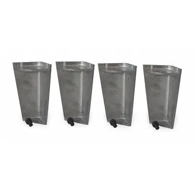 LOVEJOY Leg Kit: 3JWR9/3JWT1/3JWU3/3JWU4, 5.91 in Overall Ht, 2.52 in Overall Wd - Mounting Feet Kits for Aluminum Hydraulic Tanks