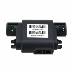 This return duct mount sensor measures temperature and humidity in HVAC return ducts. It has a plastic housing, no display, and a modular jack connection. Relative humidity range is 0 to 99% with ±2% accuracy. Temperature range is 41°F to 131°F.
