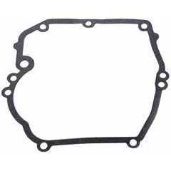 This crankcase gasket seals the crankcase on compatible Briggs & Stratton engines, preventing oil leaks and maintaining proper compression. It is used during engine rebuilds or repairs on small-engine equipment such as lawn mowers and generators.