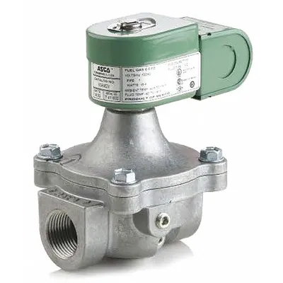REDHAT Solenoid Valve: 2-Way, Normally Closed, 3/4 in Pipe Size, 24V AC, With Junction Box - 2-Way/2-Position, Normally Closed Solenoid Valves