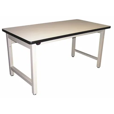 PRO-LINE Workbench: Fixed Ht, Laminate, 60 in x 30 in, 5,000 lb Overall Load Capacity - Heavy-Duty Open-Base Workstations