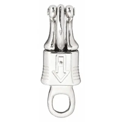 LUCKY LINE PRODUCTS Panic Release Snap: 1 Snaps, Panic Release Sleeve, Iron - Instant-Release Panic Snaps