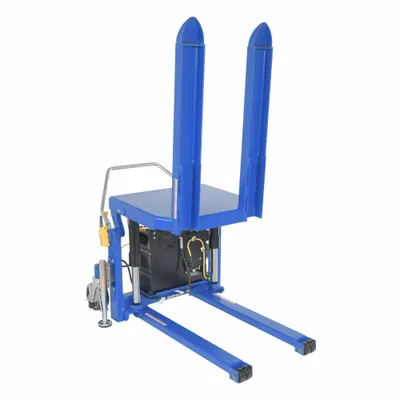 VESTIL Container Tilter: 2,000 lb, Push Button, Std Fork, 38 in L x 26 in W Forks - Powered-Lift & Manual-Push Container Tilters