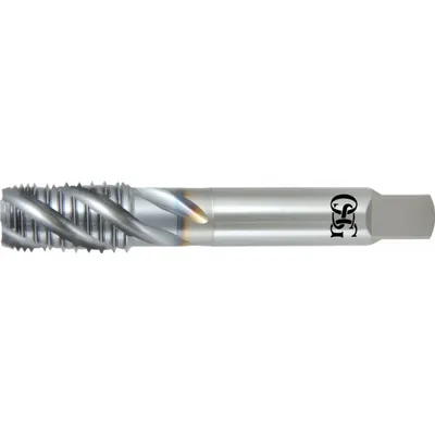 OSG Pipe Tap: 1/2"-14 NPTF, 4 Flute, Interrupted Thread, V Coated Cobalt (MPN 1657106008) - Interrupted-Thread Spiral-Flute Pipe Taps