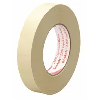 3M Painter's Tape: 2380, Tan, 1 7/8 in Roll Wd, 60 yd Overall Roll Lg, 7.2 mil Thick, Rubber