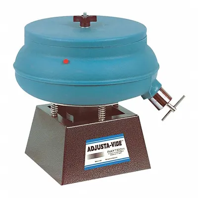 RAYTECH Adjustable-Amplitude Vibratory Tumbler Finishing System, 23-019 - Adjustable-Amplitude Vibratory Tumbler Finishing Systems