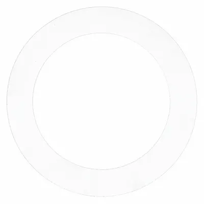 PRECISION BRAND Arbor Shim,PVC,0.025 in Thk,PK10: Arbor Shim, 0.5 in Inside Dia, 0.75 in Outside Dia - Standard Arbor Shims