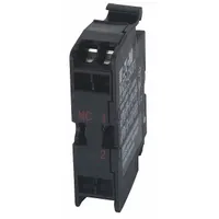 EATON Contact Block: 22 mm Panel Mounting Size, 1NC, Momentary, M22/M22M Series (MPN M22-CK01)
