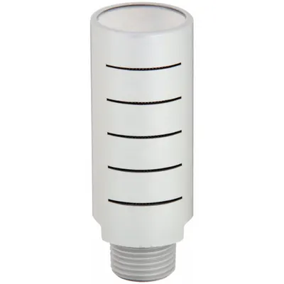 SPEEDAIRE Silencer Muffler: 1/2 in NPT, 1 in Hex Size, Aluminum, Mesh SST - Pneumatic Exhaust Silencers / Mufflers