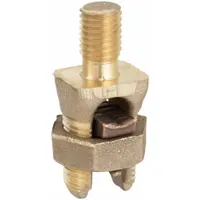 Grounding Split Bolt Connector with Stud: Copper Alloy, 1 Grounding Wires (MPN KC28B1)