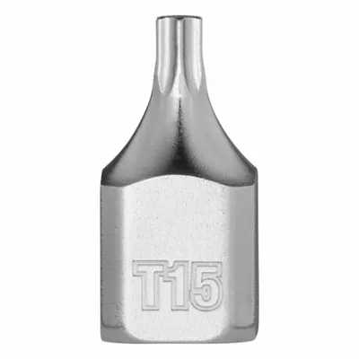MILWAUKEE Bit Socket: 1/4 in Drive Size, Torx Tip, T15 Tip Size, 51/64 in Overall Lg - Torx Bit Sockets