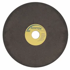 Type 1 nonreinforced cut-off wheels designed for cutting hard steels. Each wheel measures 254 mm diameter, 1.6 mm thickness, with a 32 mm arbor hole. Supplied in a 10-pack, these wheels are used in metal fabrication, foundries, and maintenance shops for precision slicing of alloy and tool steels.