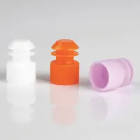 Cap: 16 mm Dia, Orange, Polyethylene, Unlined, Colored (MPN 116152N)