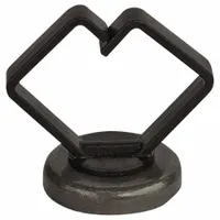 Snap-In Cable Holder: 1 in Max. Bundle Dia., Polymer, Black, 15 lb Holding Capacity (MPN 62421-10)