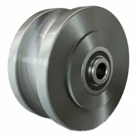 HAMILTON Track Wheel: 4 in Wheel Dia., 2 in Wheel Wd, 1,325 lb Load Capacity, 1/2 in For Axle Size (MPN W-420-131-FUB-1/2)