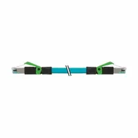 MURRELEKTRONIK Cordset: Cat5, RJ45 Male Straight x RJ45 Male Straight, 10 m Lg, TPE, Blue, Shielded (MPN 7700-74718-S4W1000)