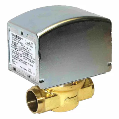 HONEYWELL HOME Motorized Zone Valve: 3.5 Cv Flow Rate, 2-Way, 3/4 in Female Sweat, Spring Return - 2-Way Sweat Connection Zone Valves