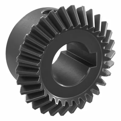 KHK GEARS Bore Miter Gear: For 90° Shaft Angle, Module m 1, 30 Teeth - Straight Teeth Metric Miter Gears