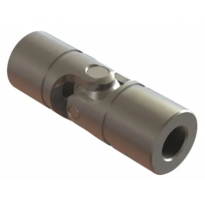 BELDEN Universal Joint: Alloy Steel, 2500, Round, 30 mm Bore Dia, 122 mm Overall Lg - Heavy Duty Universal Joints for Round Shafts
