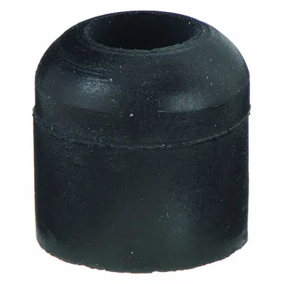 OEM Bumper Door Stop, Door-Mounted, 1/2 in Width, 5/16 in Height, Black - Standard Door Stops
