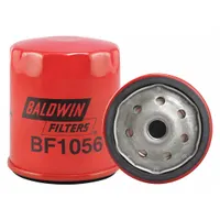 BALDWIN FILTERS Fuel Filter: Spin-On, 3 1/16 in Outside Dia, M14-1.50 Thread Size, Cellulose, BF1056