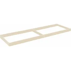 This boltless shelf kit from HALLOWELL is designed for use with boltless uprights to create adjustable shelving in warehouses and industrial storage areas. It features a single straight configuration with a center support, constructed from powder-coated steel in a tan finish. The shelf measures 72 inches by 36 inches and has a load capacity of 1,850 pounds.