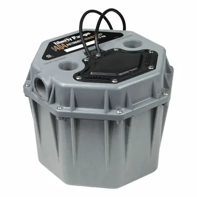 LIBERTY PUMPS Sink Drain Pump System: 4.3 gal, 1/3 hp, 115V AC, 30 gpm Flow Rate @ 10' of Head - General Purpose Sink Drain Pump Systems