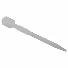 Non-sterile bellows transfer pipette made from clear LDPE. Designed for controlled liquid transfer in laboratory, industrial, and educational settings where sterility is not required. Not autoclavable and not individually wrapped.