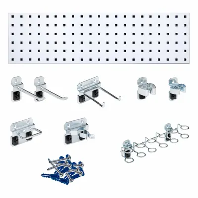 TRITON PRODUCTS Square-Hole Pegboard Strip & Accessory Kit - Square-Hole Pegboard Strip & Accessory Kits