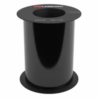 LabelTac 9 Standard Supply: 7 in x 75 ft, Vinyl, Black (Gloss), Indoor/Outdoor (MPN LT703-C)
