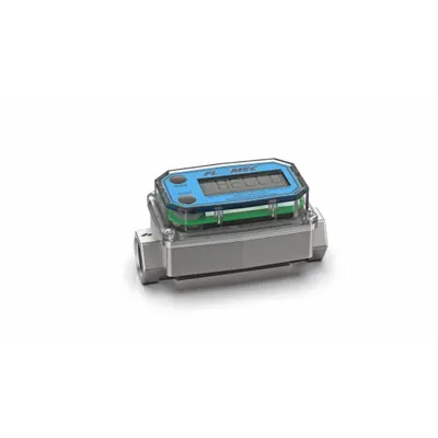 FLOMEC Electronic Flowmeter: Electronic Meter, Turbine, 1/2 in FNPT, 1/2 in Connection Size - Inline Turbine Flowmeters with Totalizers for Water