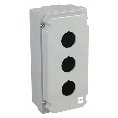 EATON 10250TN13 Cast Zinc Enclosure for 30mm Operators, 3 Holes, NEMA 12/13/4/4X - Enclosures for 30mm Operators