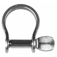 RONSTAN Anchor Shackle: Anchor Shackle, 1,545 lb Working Load Limit, 1/2 in Compatible Rope Dia (MPN RF635)