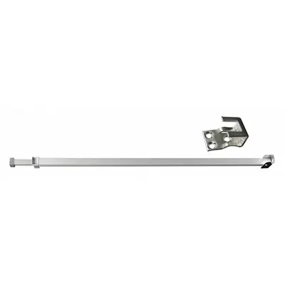 PRIME-LINE U 9920 Sliding Door Bar, 48 in L, 1 in W, 1 in H - Locks for Sliding Doors
