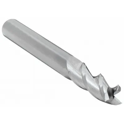 CLEVELAND Square End Mill: Carbide, 3 Flute, 5/16" Mill Dia, 5/8" LOC, 2-1/2" OAL (MPN C60624) - Carbide Square End Mills for Aluminum