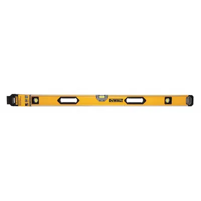 DEWALT Box Level: Level & Plumb, Box, 2, Plain, 48 in Overall Lg, Top & Side Read - Magnetic Box Levels