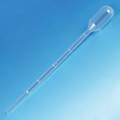 GLOBE SCIENTIFIC Transfer Pipette: 3 mL Capacity, Sterile, Std Transfer Pipette, Plastic - Sterile Transfer Pipettes