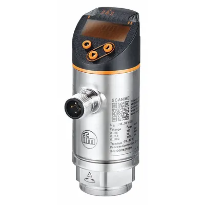 IFM Digital Pressure Sensor: SPST, -14.5 psi – 145 psi, PNP/NPN - Digital Vacuum Switches