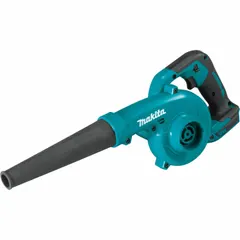Battery-powered handheld blower with a maximum air flow of 113 cfm and a maximum air speed of 219 mph. Suitable for clearing leaves, grass clippings, and light debris from lawns, driveways, and patios.