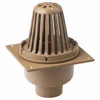 SMITH LIGHT COMMERCIAL Roof Drain: 8 3/4 in Overall Dia, 11 3/4 in Overall Ht, 8 3/4 in Overall Wd (MPN 110-Y04)