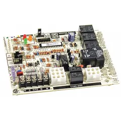 Replacement furnace control board for residential HVAC systems. Manages ignition sequencing, blower operation, and safety monitoring during heating cycles. Direct OEM-style replacement part for compatible NORDYNE furnaces.
